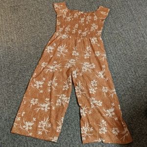 Sandy & Sid orange sleeveless romper